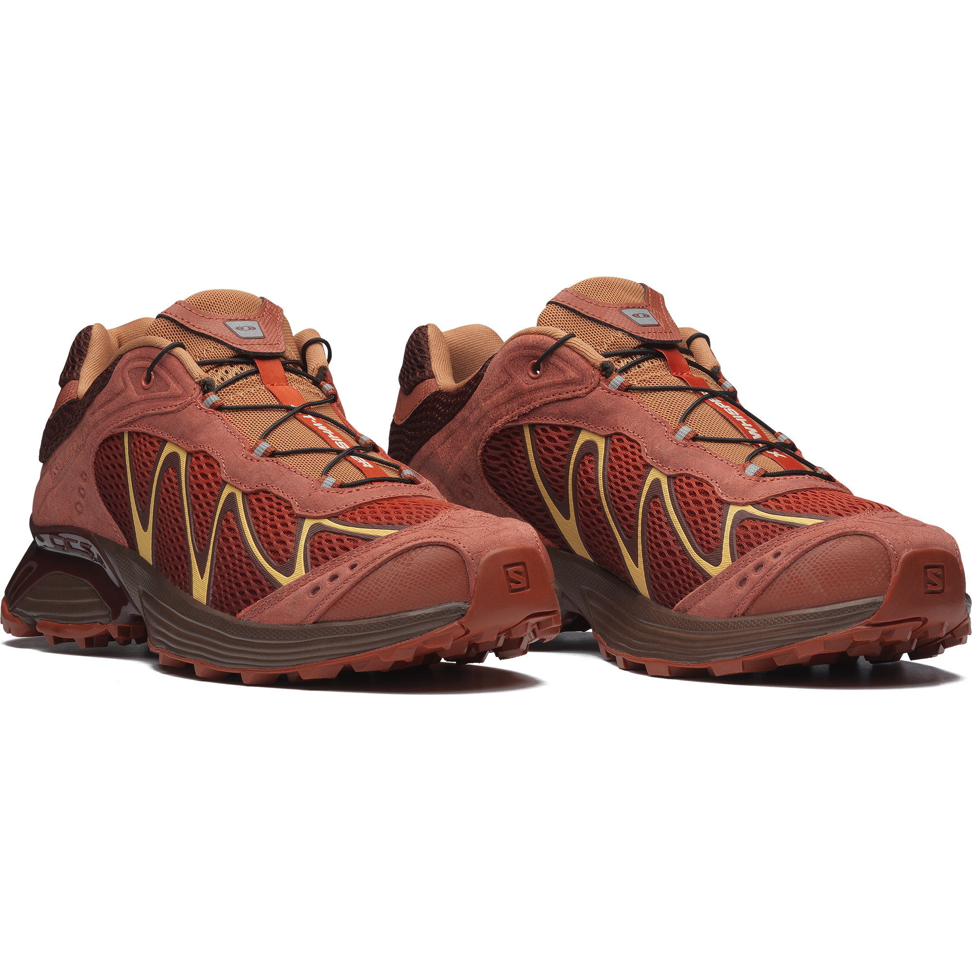 Salomon Xt-Whisper Red Ashes Sneakers Pecan Brown
