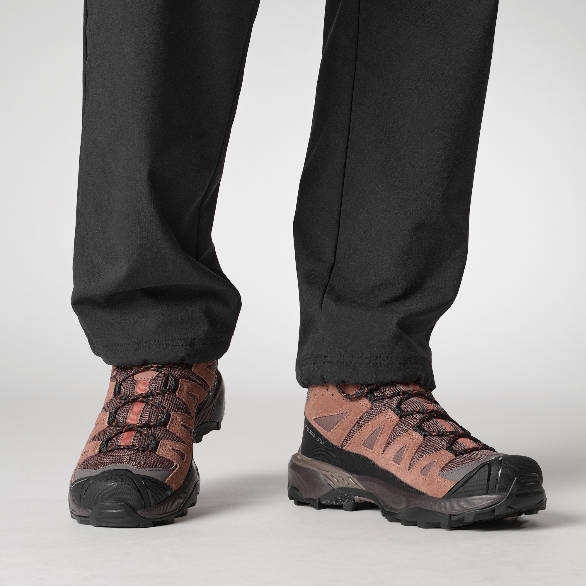 Salomon X Ultra 360 Leather Mid Gore-Tex Hiking Womens Peppercorn