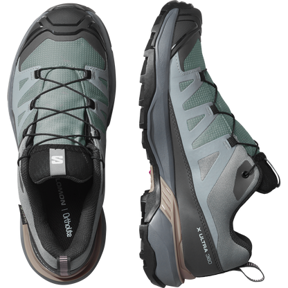 Salomon X Ultra 360 Gore-Tex Hiking & Backpacking Shoes Womens Sedona Sage