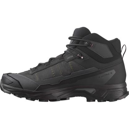 Salomon X Ultra 5 Mid Gore-Tex Hiking & Backpacking Shoes Black