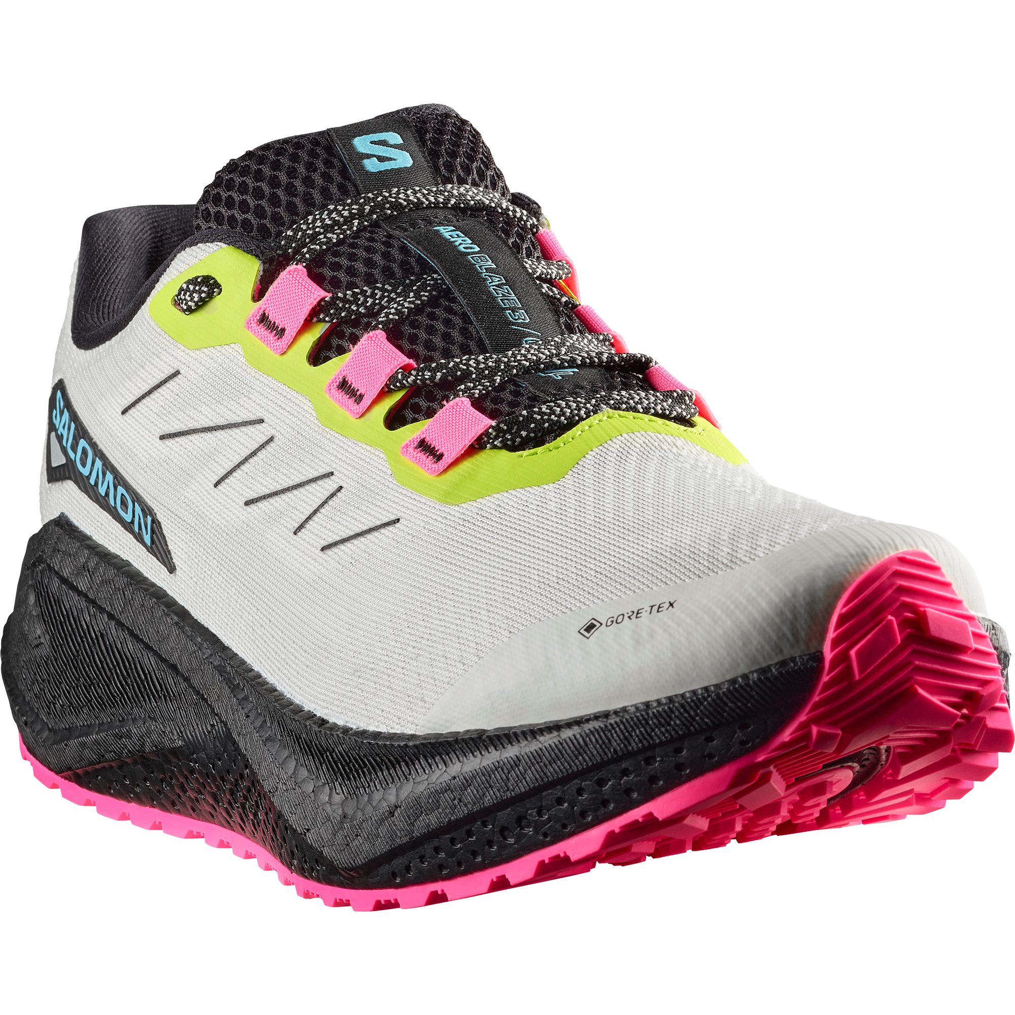 Salomon Aero Blaze 3 Grvl Gore-Tex Gravel Running Shoes Vanilla Ice