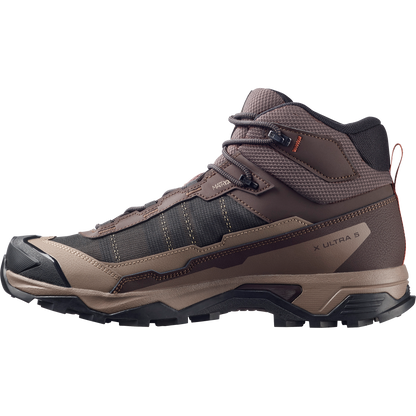 Salomon X Ultra 5 Mid Gore-Tex Hiking & Backpacking Shoes Black Coffee