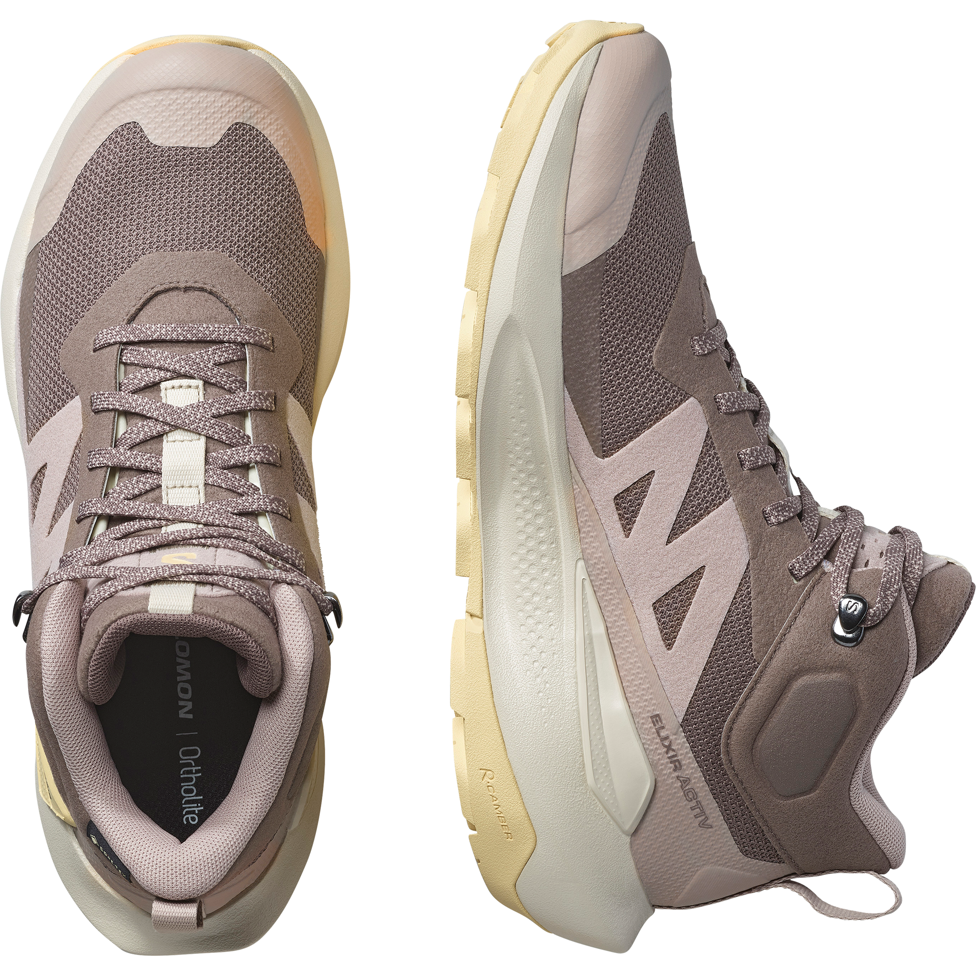 Salomon Elixir Activ Mid Gore-Tex Hiking Womens Iron