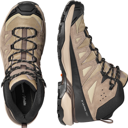 Salomon X Ultra 360 Leather Mid Gore-Tex Hiking & Backpacking Shoes Desert Tan