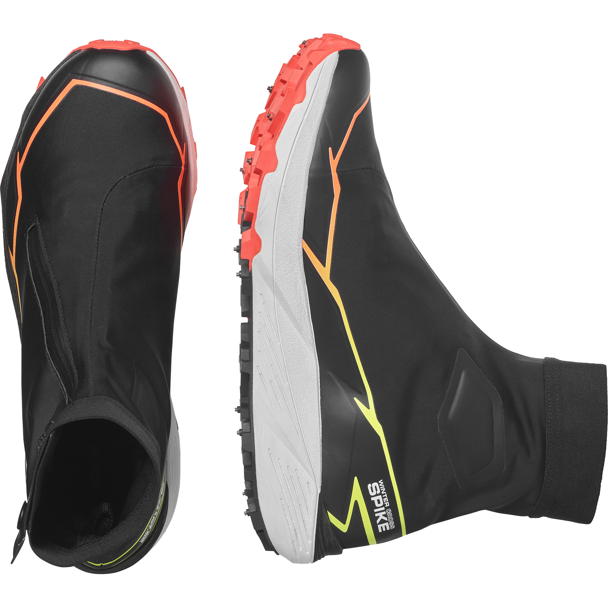 Salomon Winter Cross Spike Trail Running Shoes Black