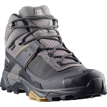 Salomon X Ultra 5 Mid Gore-Tex Hiking & Backpacking Shoes Dark Gull Gray