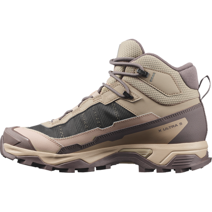 Salomon X Ultra 5 Mid Gore-Tex Hiking & Backpacking Shoes Womens Iron