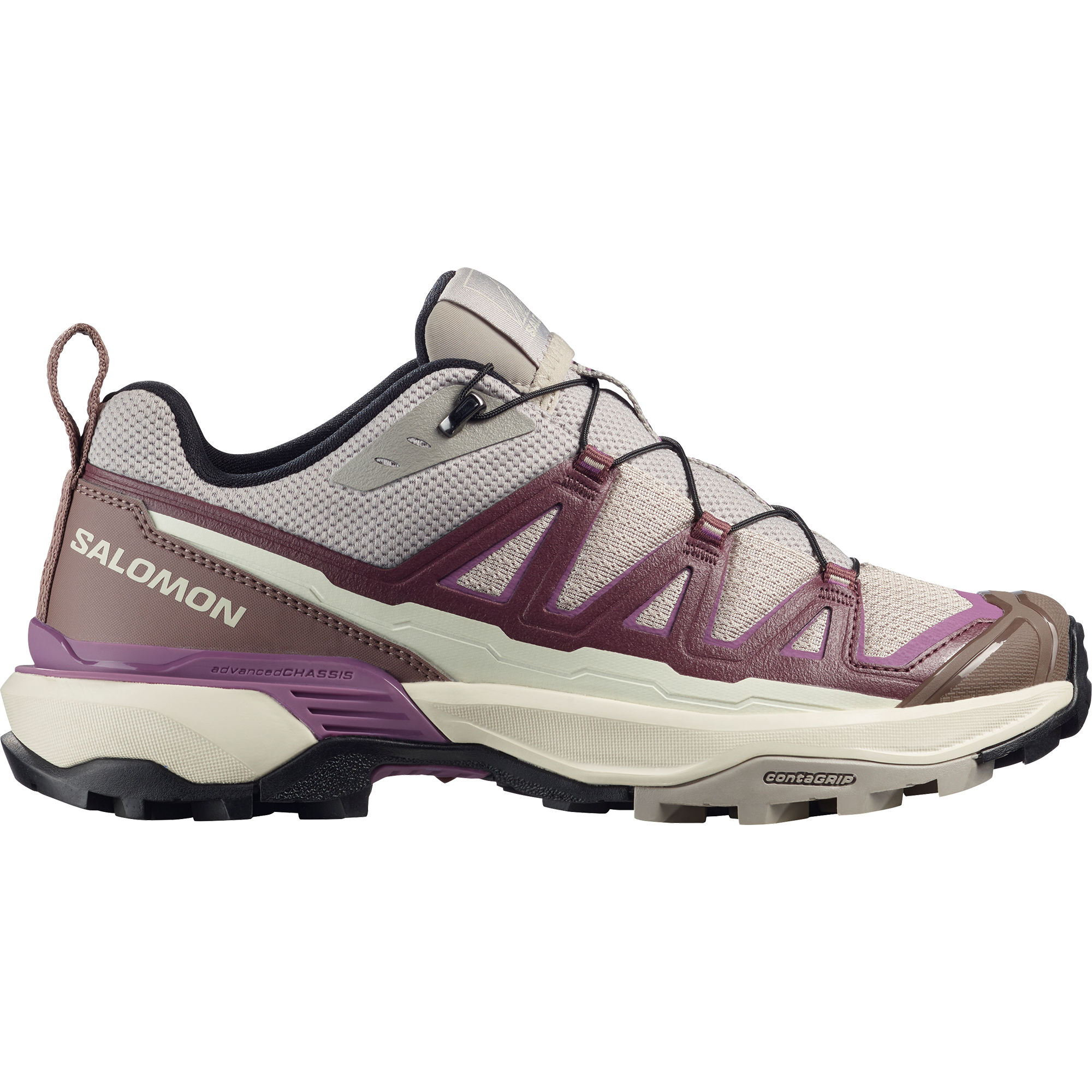Salomon X Ultra 360 Edge Hiking & Backpacking Shoes Womens Silver Cloud