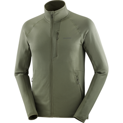 Salomon Essential Lightwarm Full Zip Midlayer Jacket
