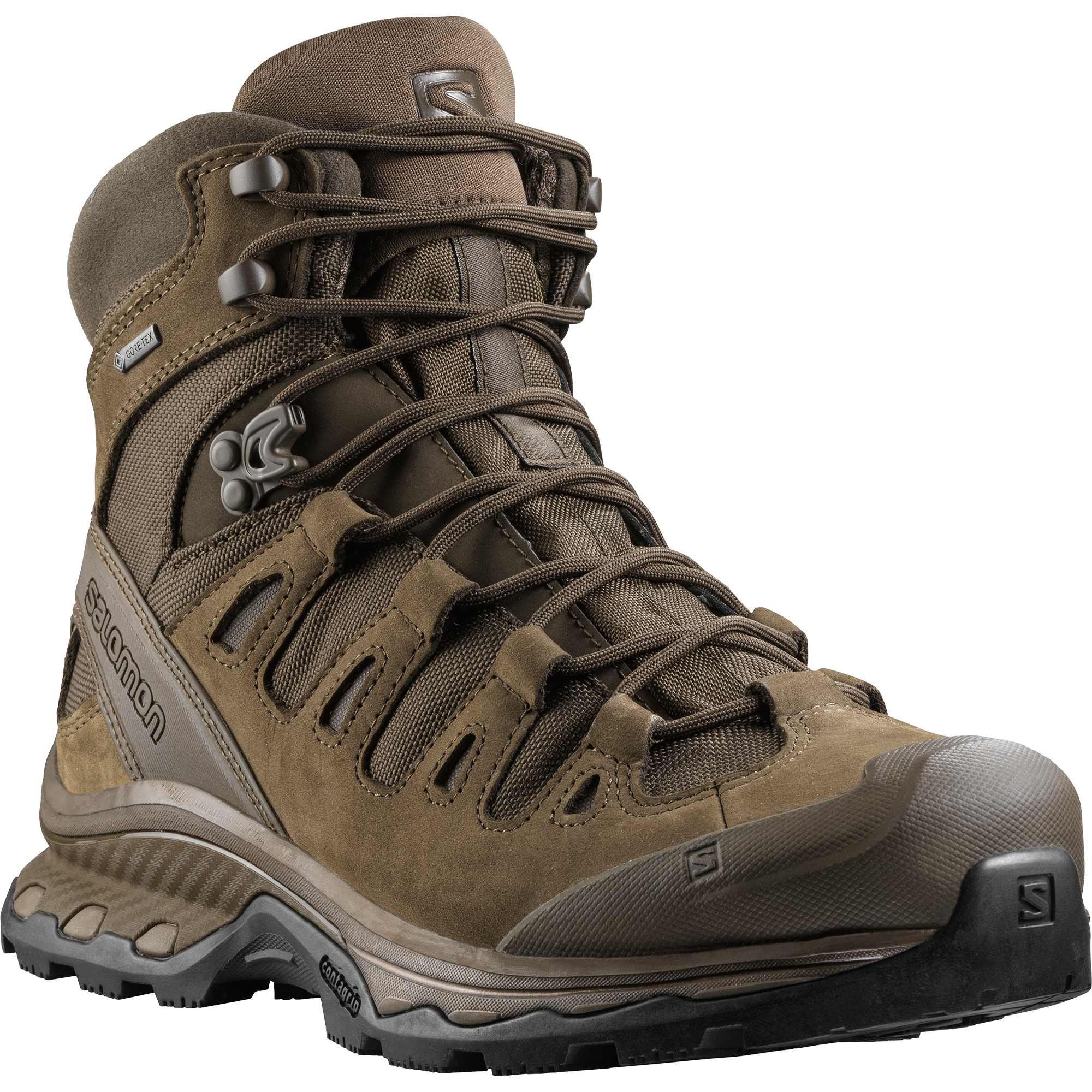 Salomon Quest 4D Gore-Tex Forces 2 En Forces Shoes Earth Brown