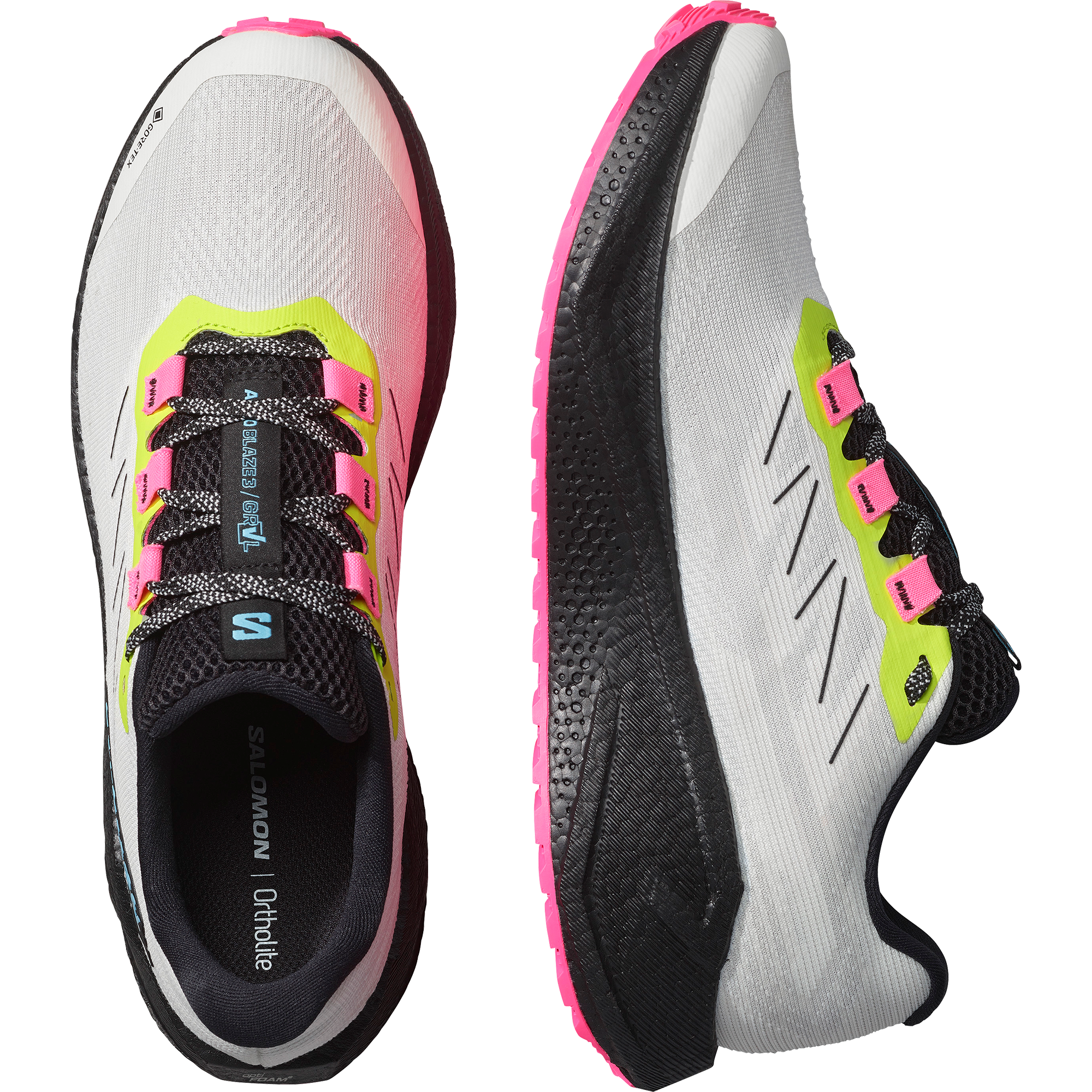Salomon Aero Blaze 3 Grvl Gore-Tex Gravel Running Shoes Vanilla Ice