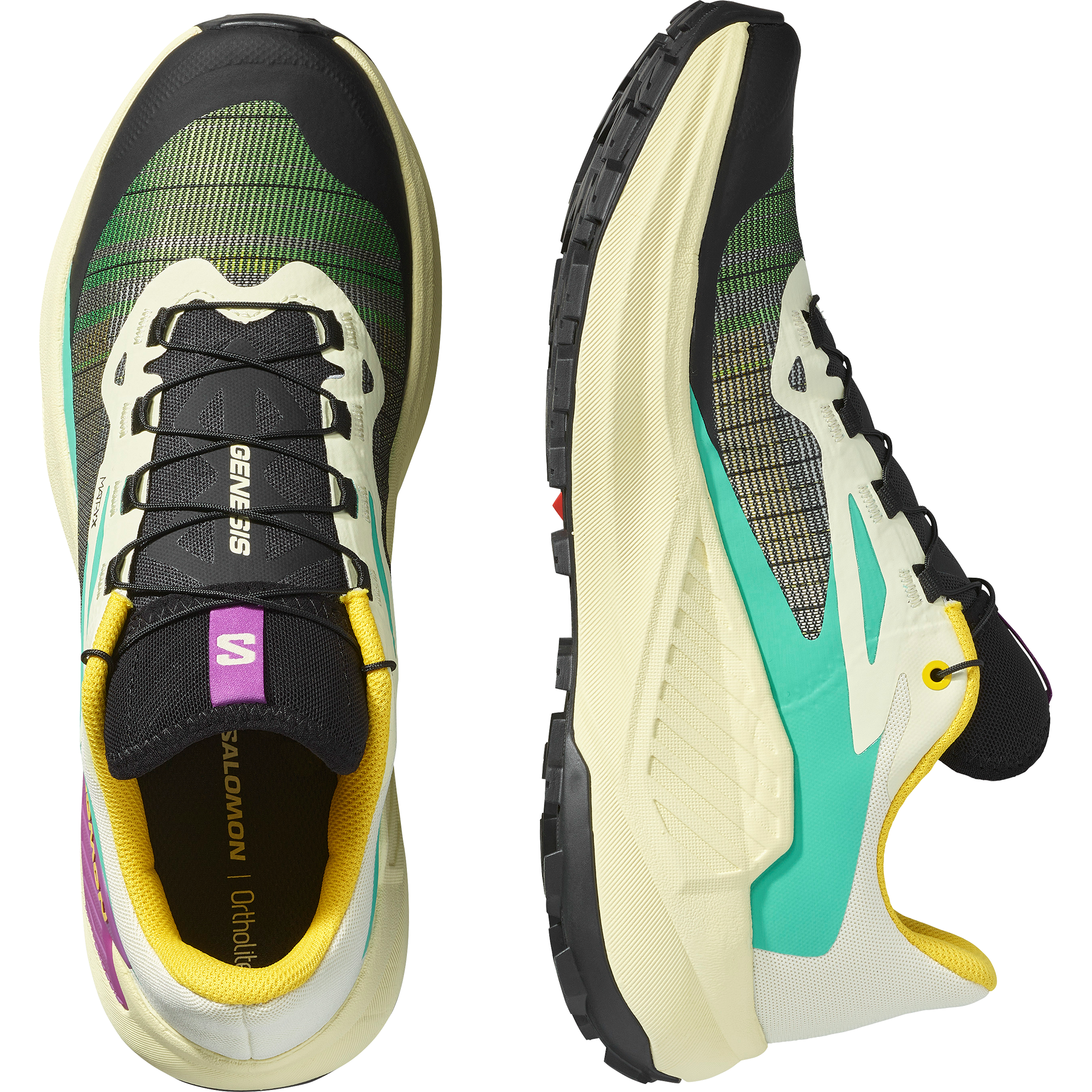 Salomon Genesis Trail Running Shoes Transparent Yellow