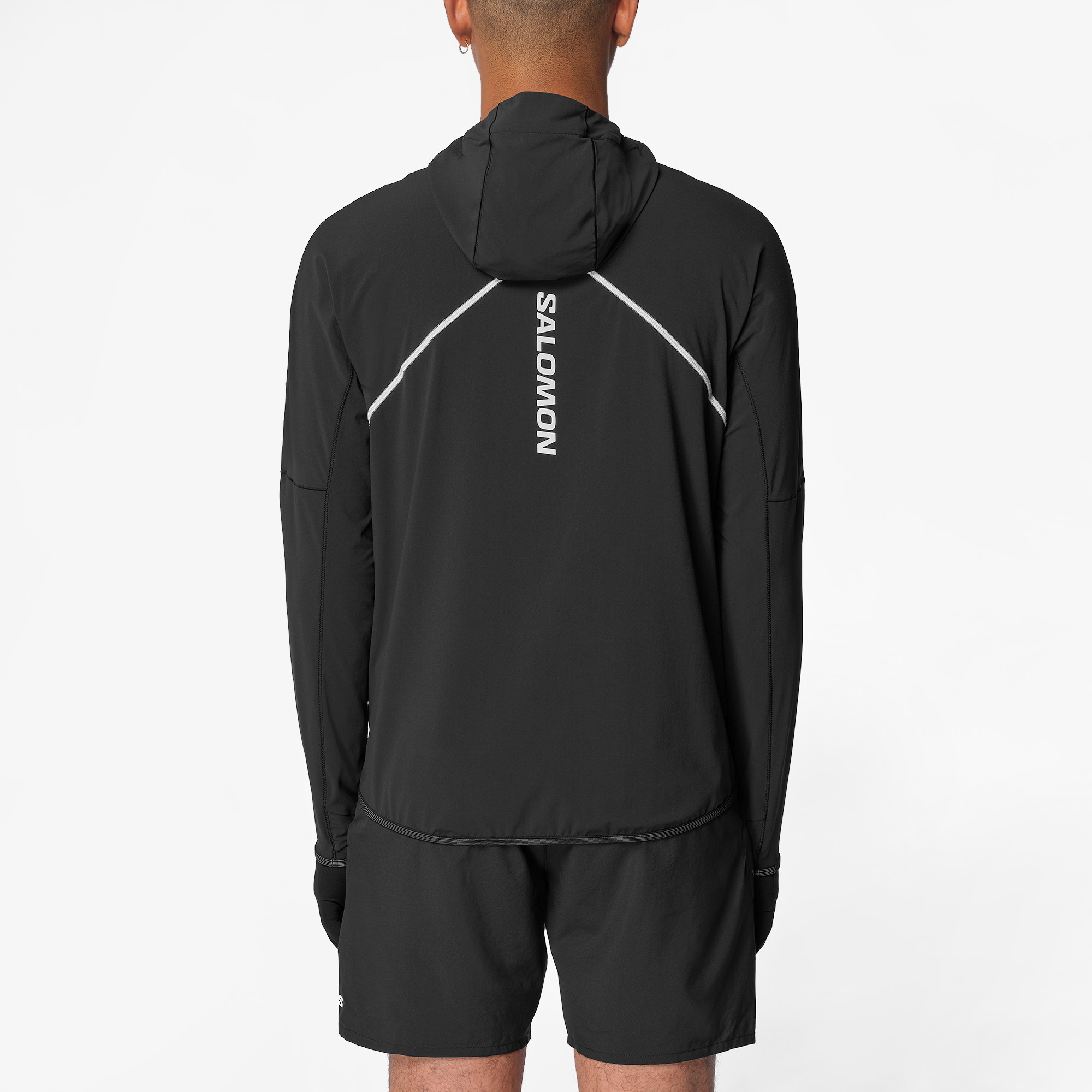 Salomon Sense Aero Hybrid Midlayer Jacket With Hood