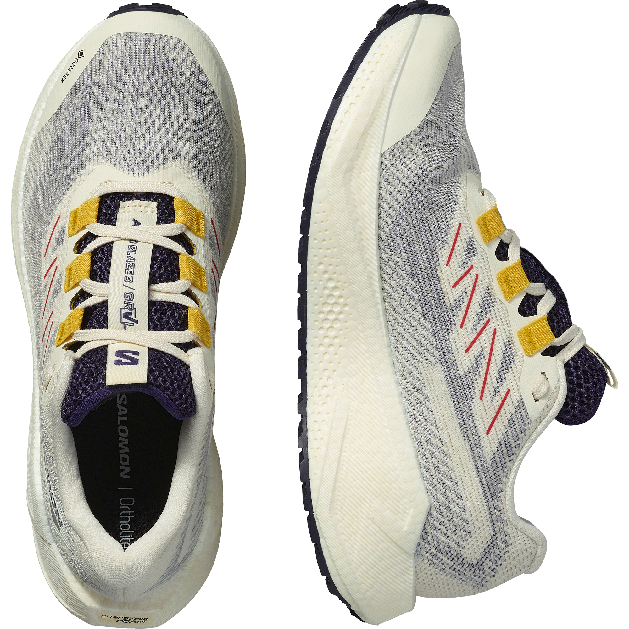 Salomon Aero Blaze 3 Grvl Gore-Tex Gravel Running Womens Vanilla Ice