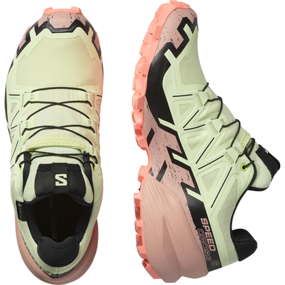 Salomon Speedcross 6 Gore-Tex Trail Running Shoes Womens Lime Cream