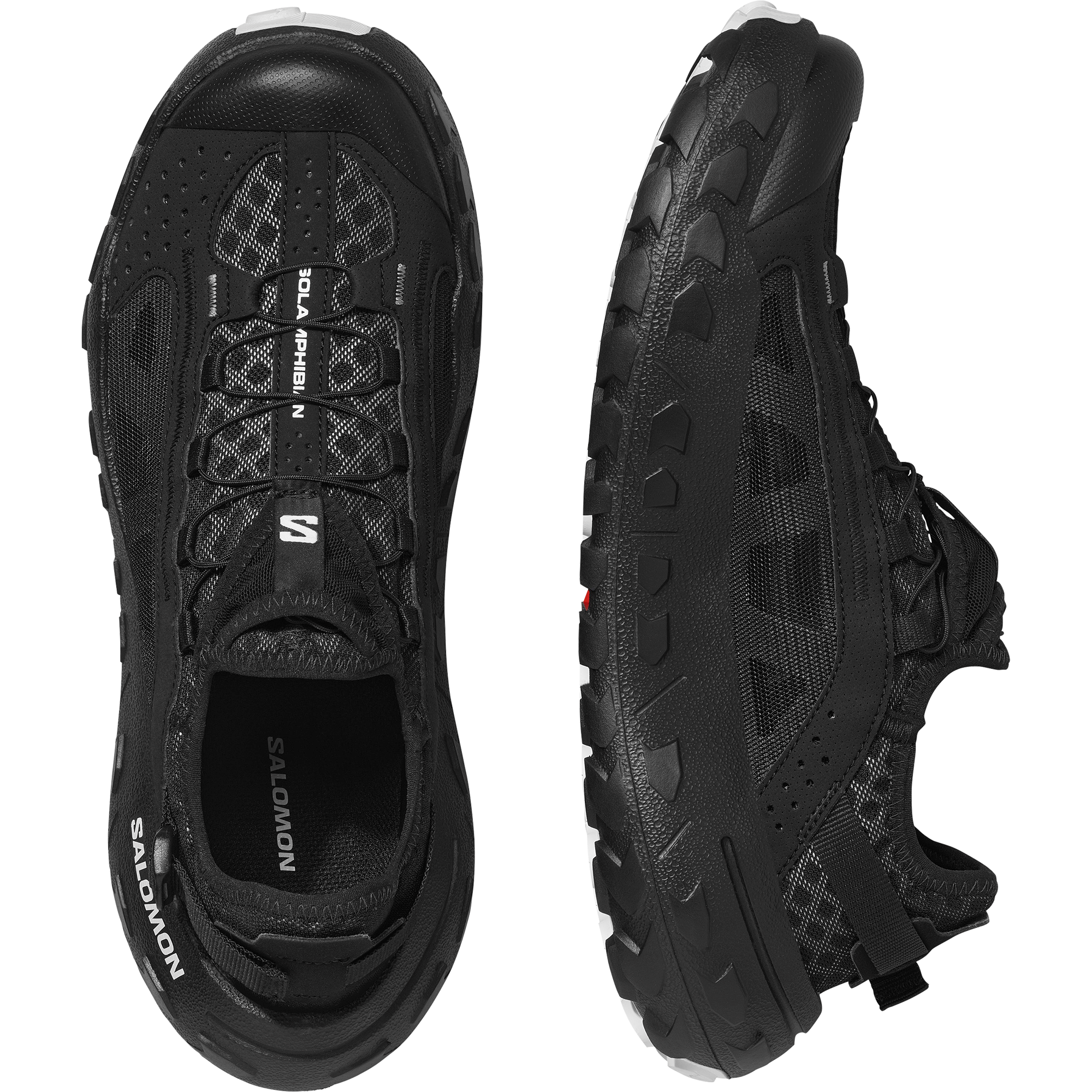 Salomon Solamphibian Sandals, Water Shoes & Recovery Shoes Black