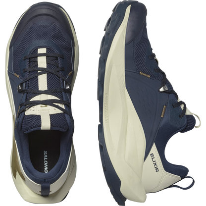Salomon Elixir Gore-Tex Hiking & Backpacking Shoes Blue Nights