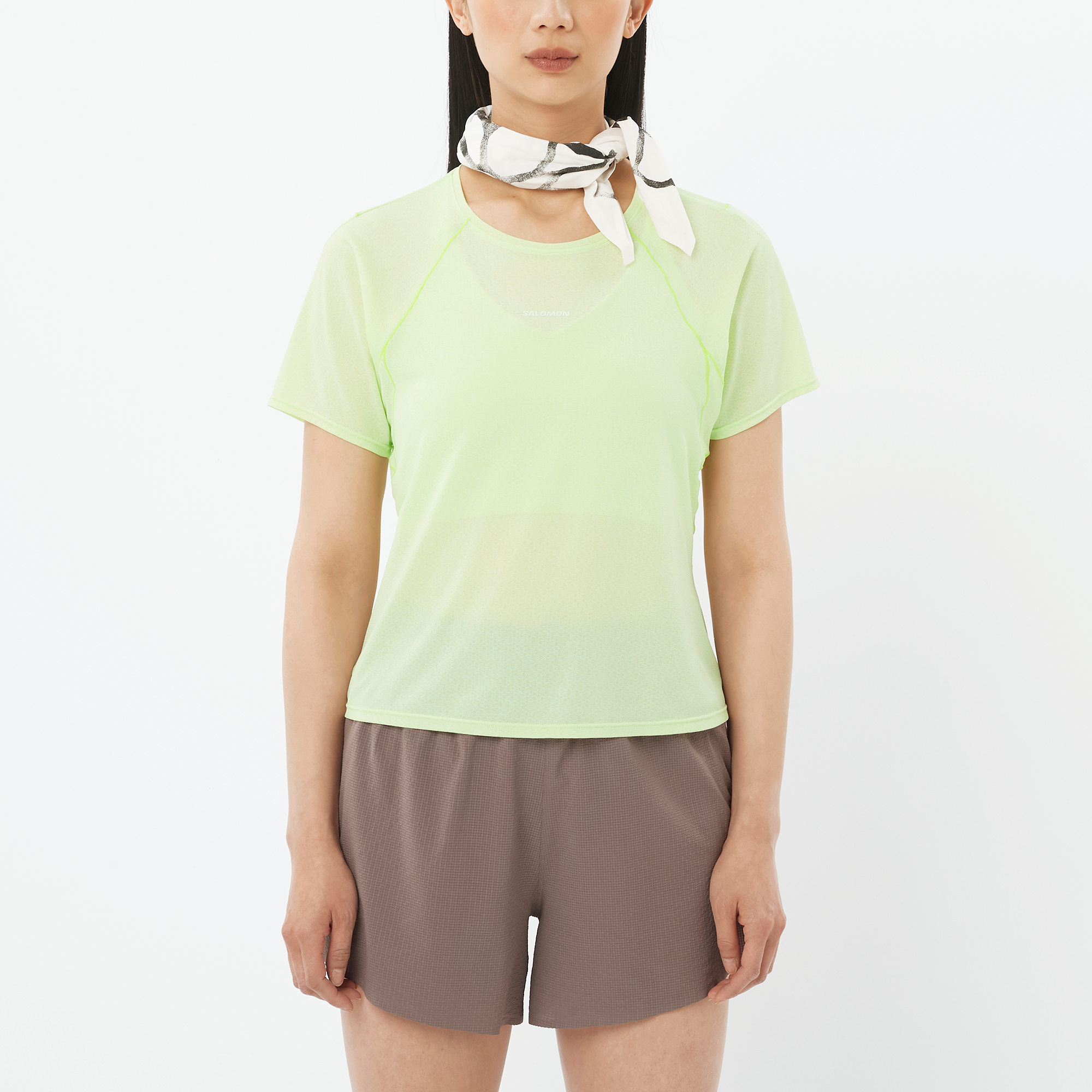 Salomon Shakeout Air Cropped Short Sleeve T-Shirt Women's