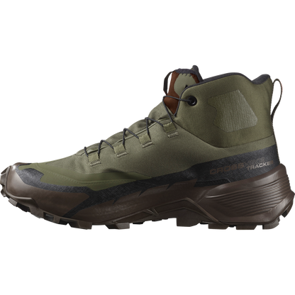 Salomon Cross Hike Tracker Gore-Tex Hiking & Backpacking Shoes Ranger Green