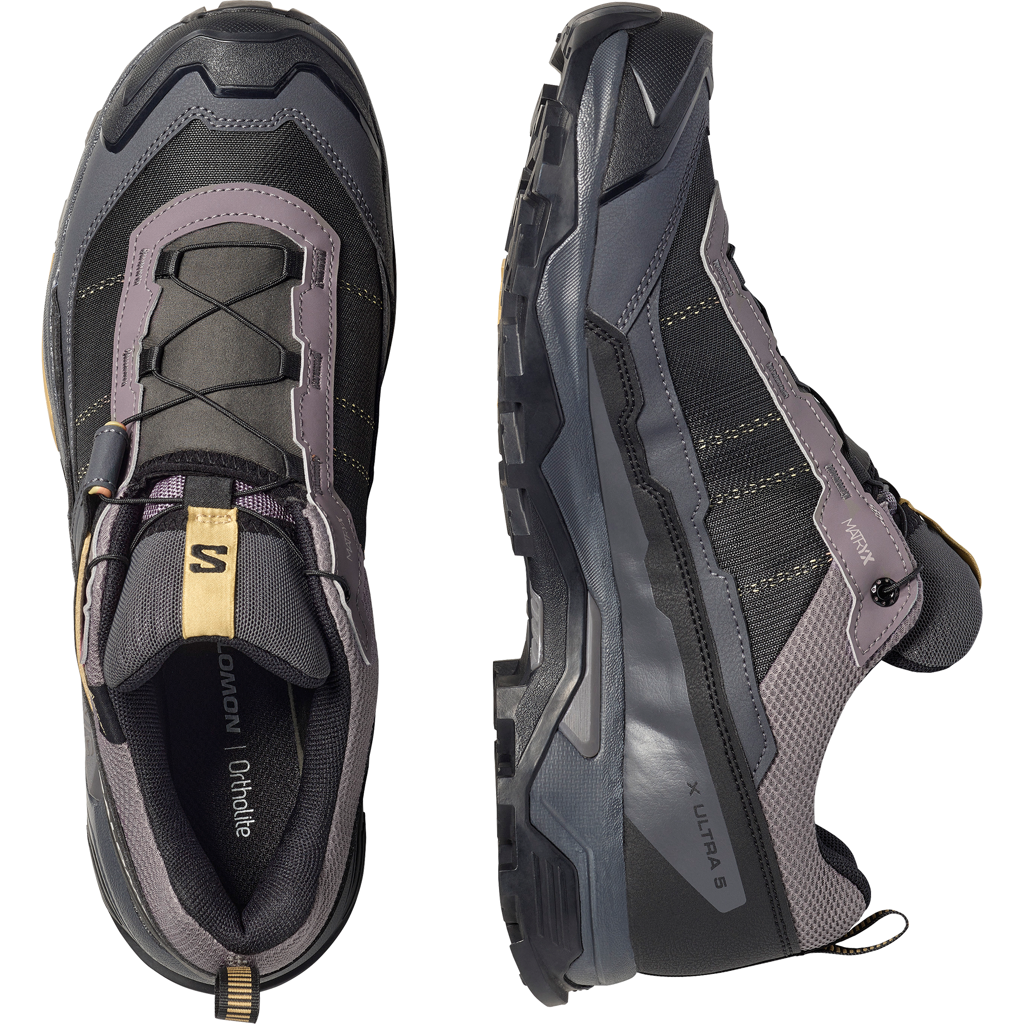 Salomon X Ultra 5 Gore-Tex Hiking & Backpacking Shoes Dark Gull Gray
