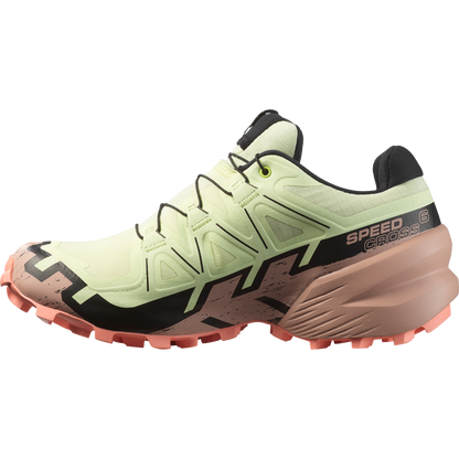 Salomon Speedcross 6 Gore-Tex Trail Running Shoes Womens Lime Cream