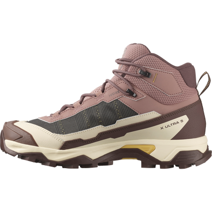 Salomon X Ultra 5 Mid Gore-Tex Hiking & Backpacking Shoes Womens Burlwood