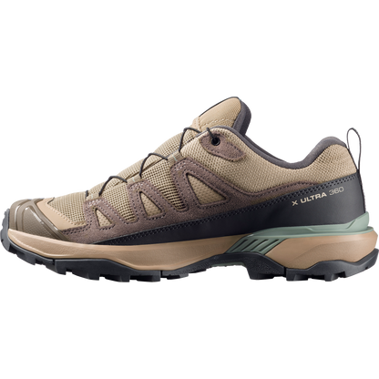 Salomon X Ultra 360 Leather Gore-Tex Hiking & Backpacking Shoes Womens Desert Tan