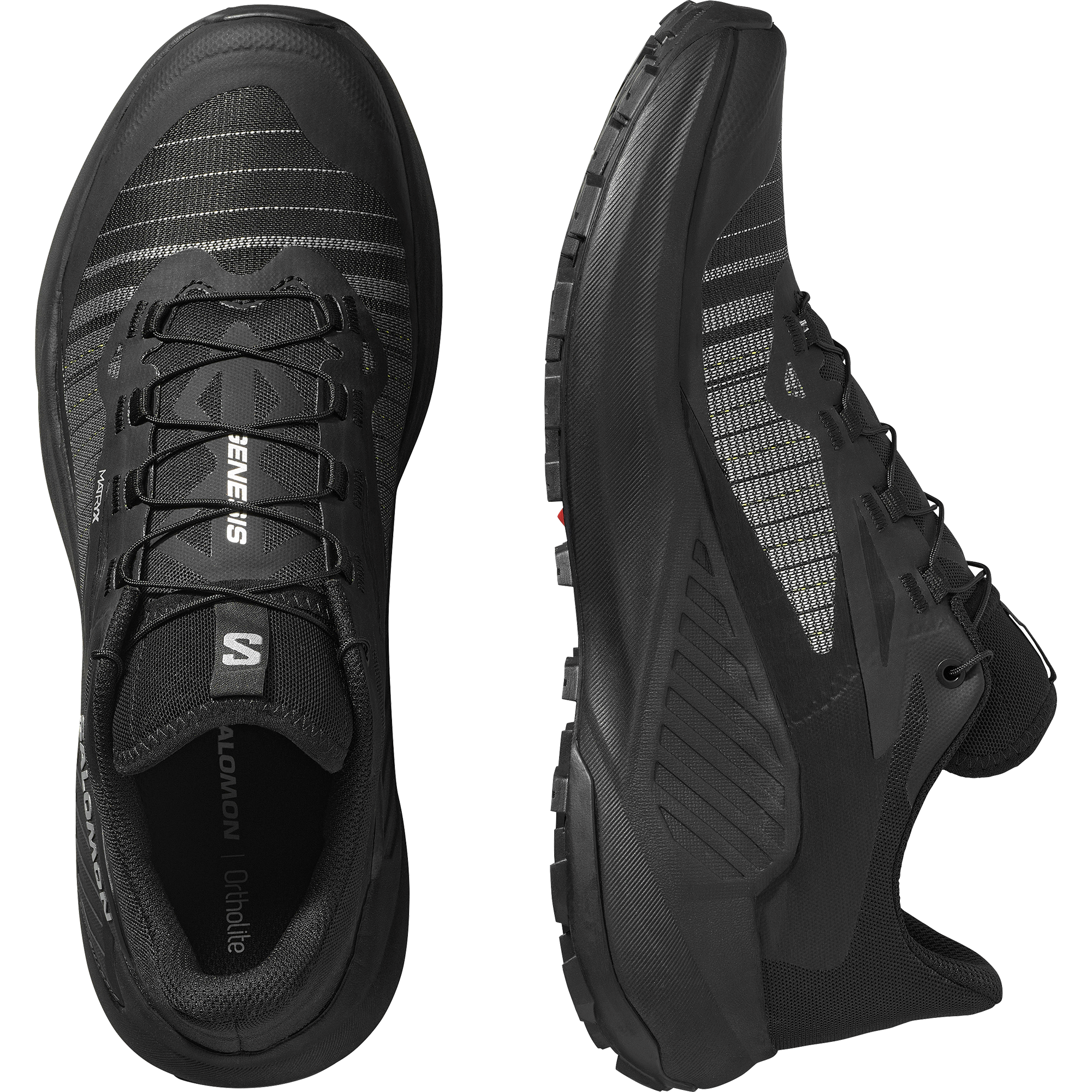 Salomon Genesis Trail Running Shoes Black