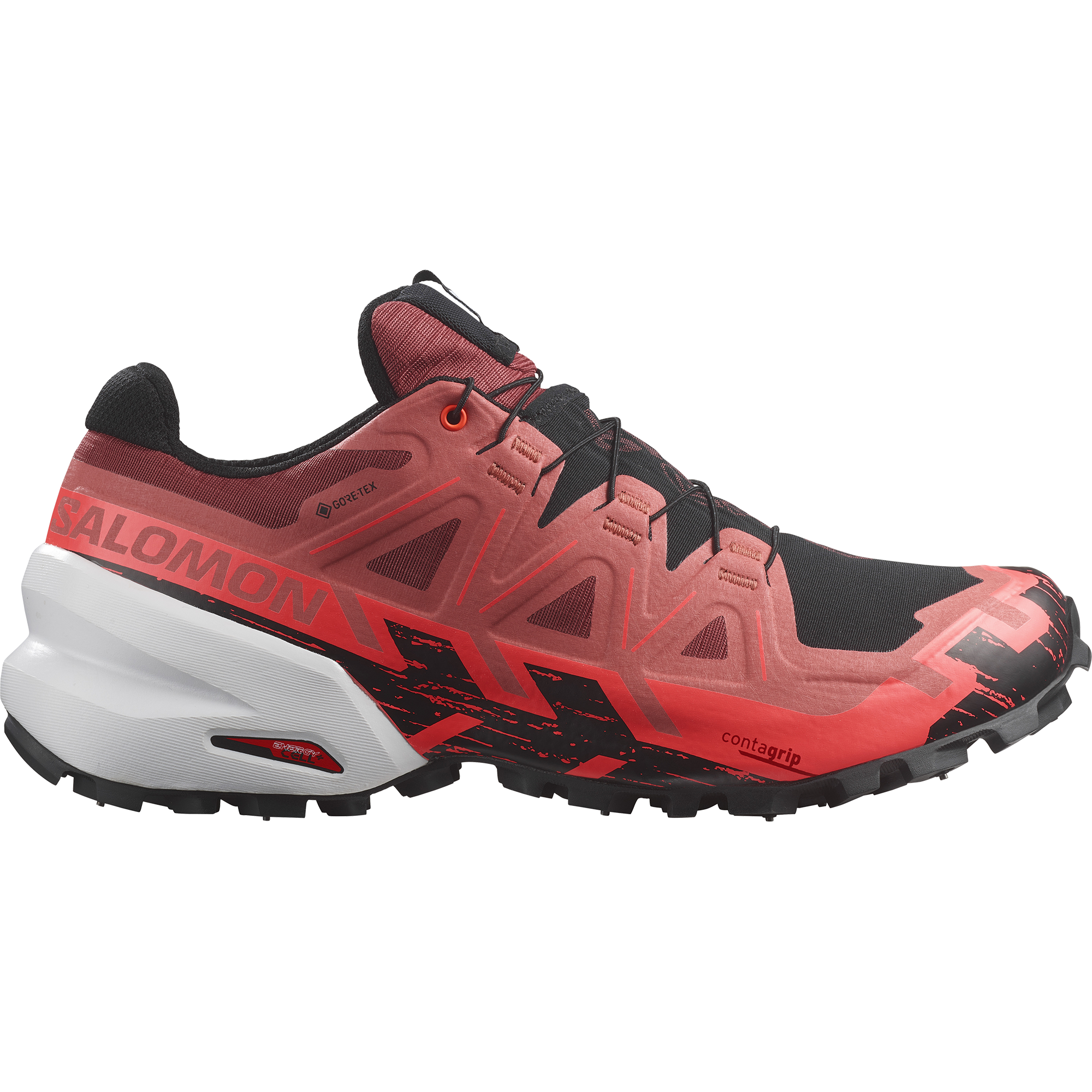 Salomon Spikecross 6 Gore-Tex Trail Running Shoes Cow Hide