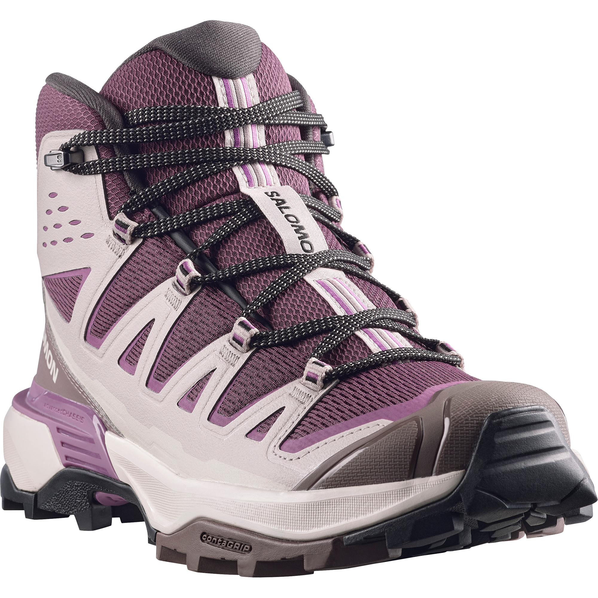 Salomon X Ultra 360 Edge Mid Gore-Tex Hiking & Backpacking Shoes Womens Huckleberry