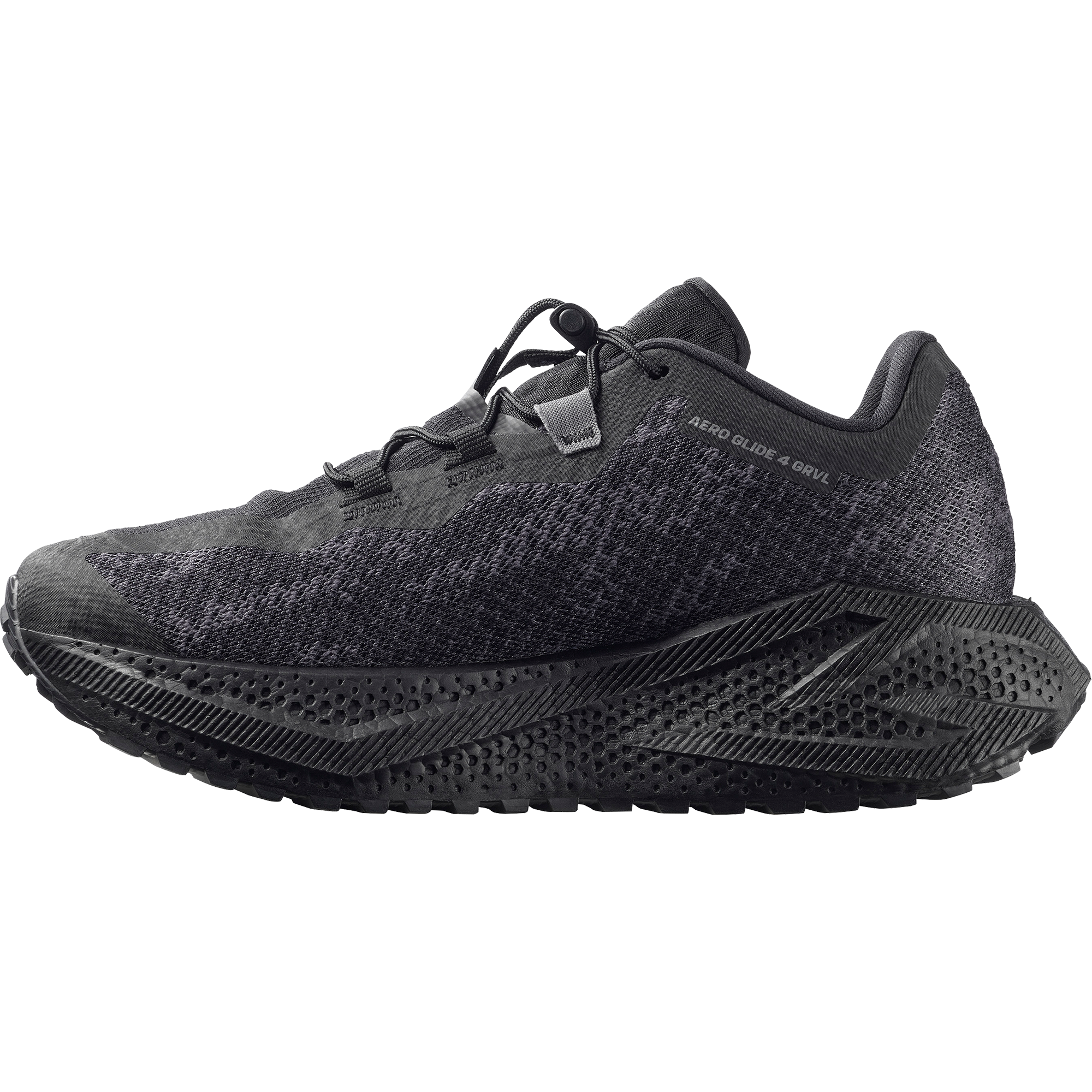 Salomon Aero Glide 4 Grvl Gravel Running Shoes Womens Black