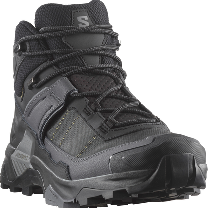Salomon X Ultra 5 Mid Gore-Tex Hiking & Backpacking Shoes Black
