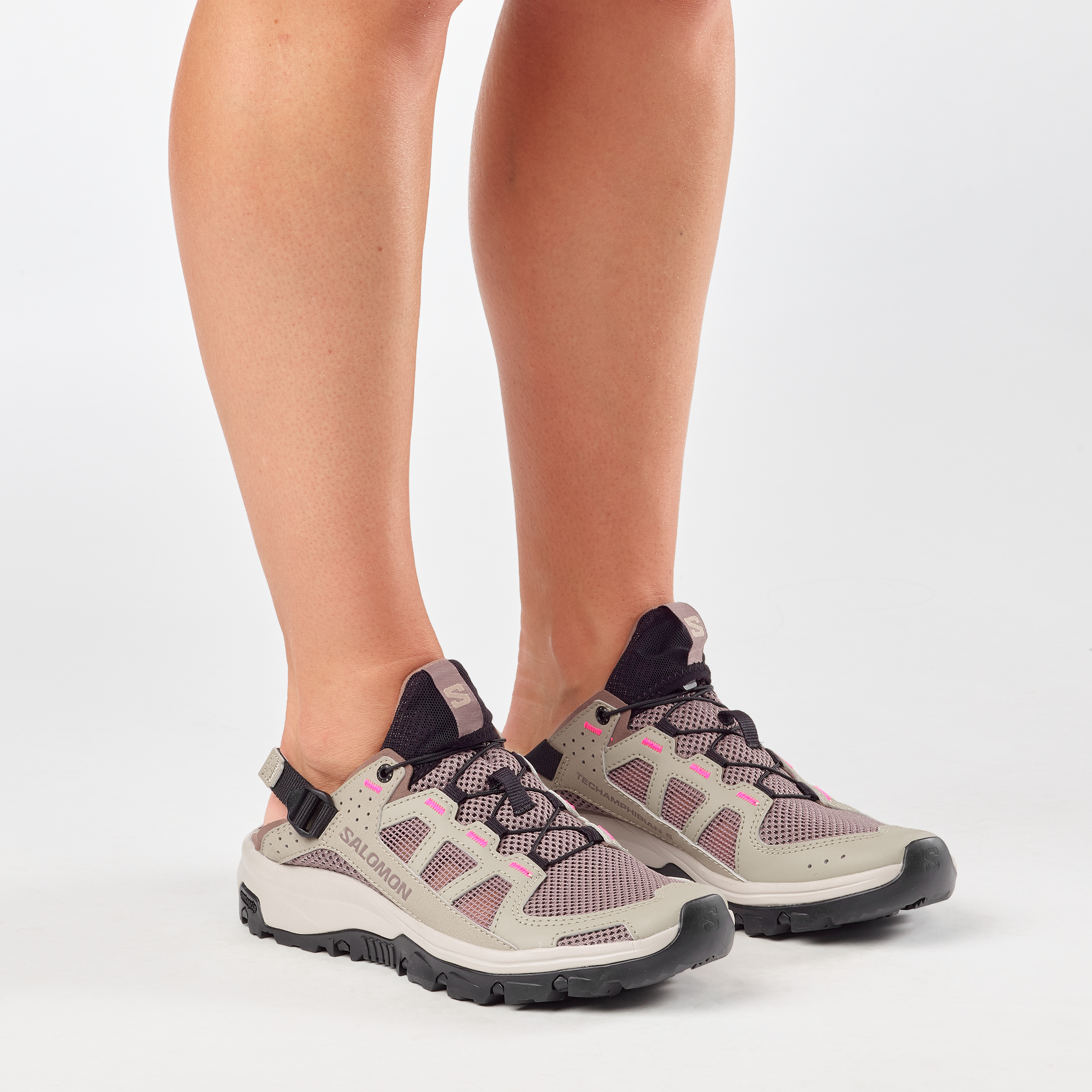 Salomon Techamphibian 5 Sandals & Watershoes Womens Silver Sage