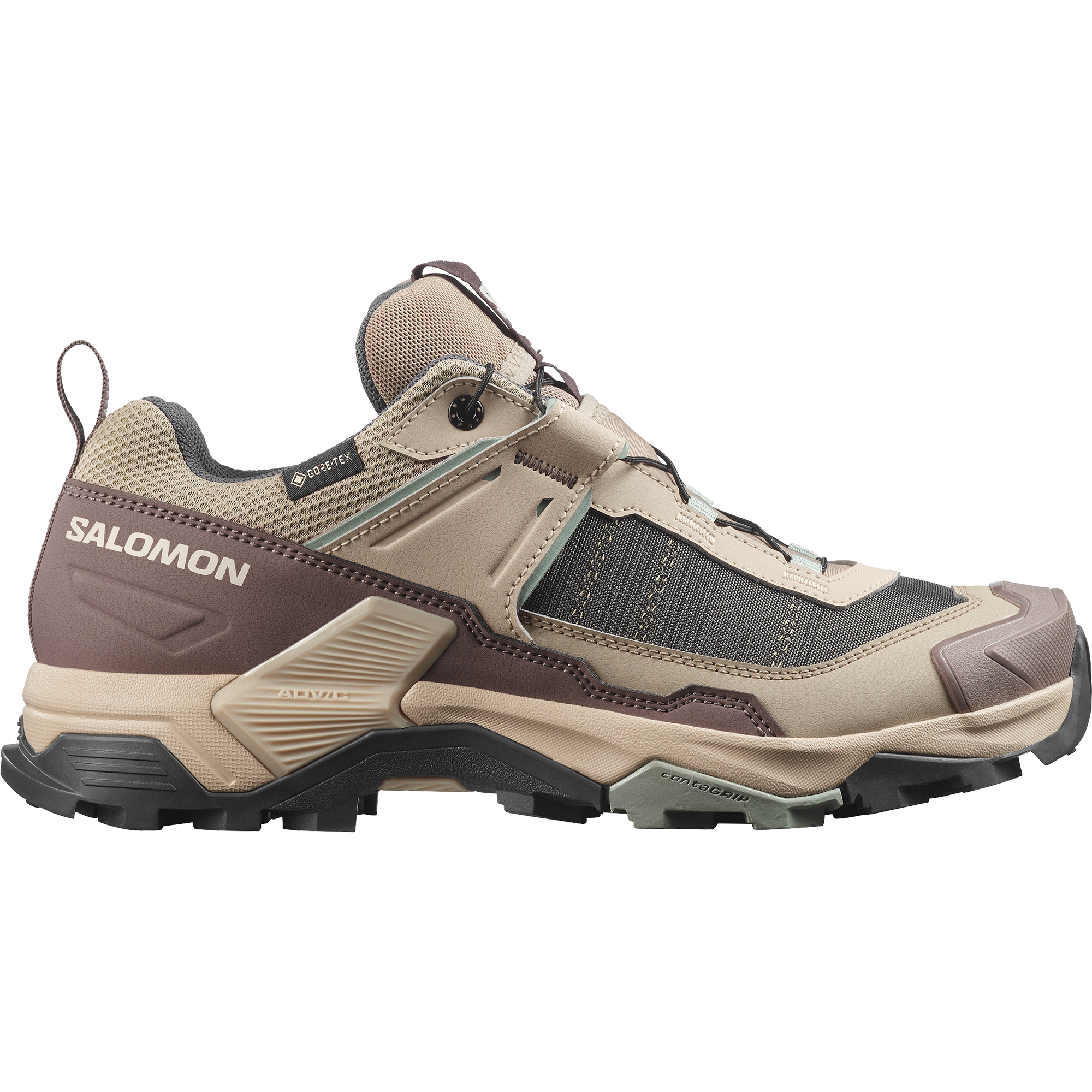 Salomon X Ultra 5 Gore-Tex Hiking Womens Desert Tan