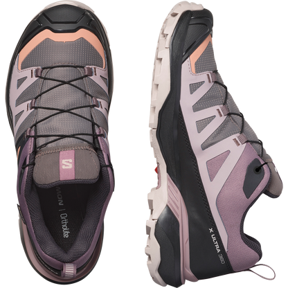 Salomon X Ultra 360 Gore-Tex Hiking & Backpacking Shoes Womens Plum Kitten