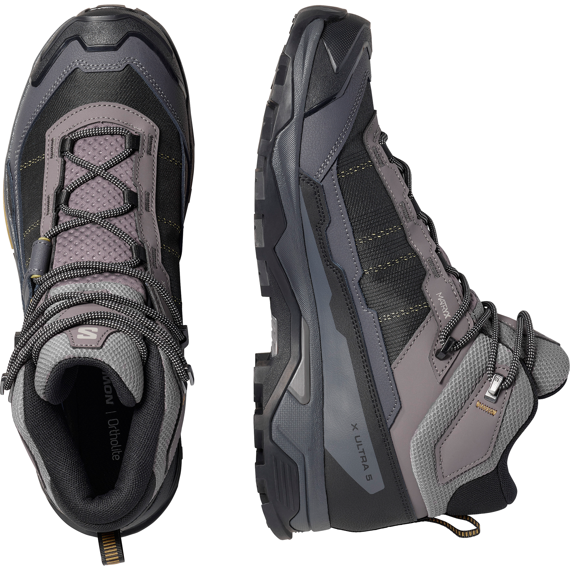 Salomon X Ultra 5 Mid Gore-Tex Hiking Dark Gull Gray