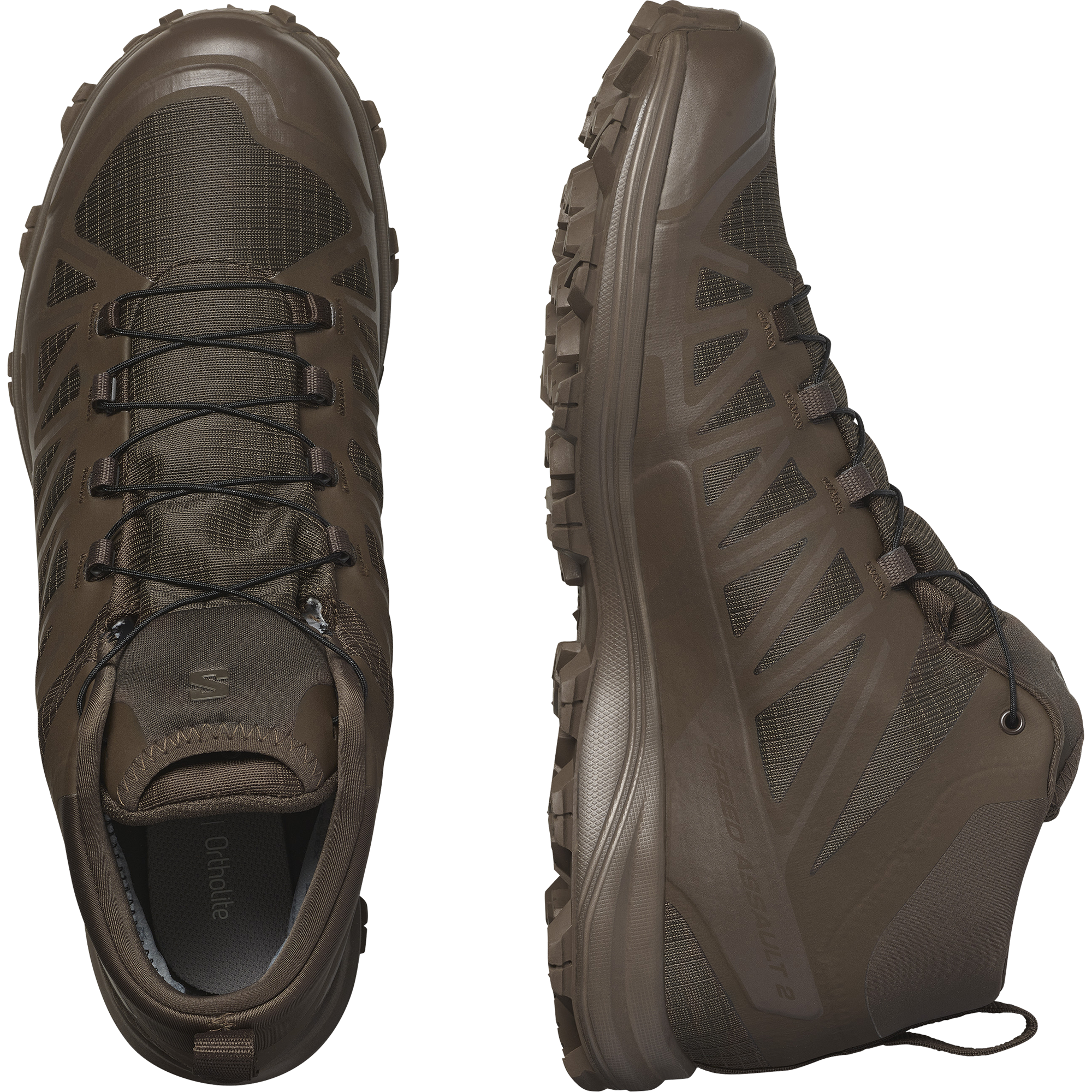 Salomon Speed Assault 2 Gore-Tex Forces Shoes Earth Brown