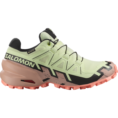 Salomon Speedcross 6 Gore-Tex Trail Running Shoes Womens Lime Cream