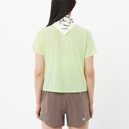 Salomon Shakeout Air Cropped Short Sleeve T-Shirt Women's