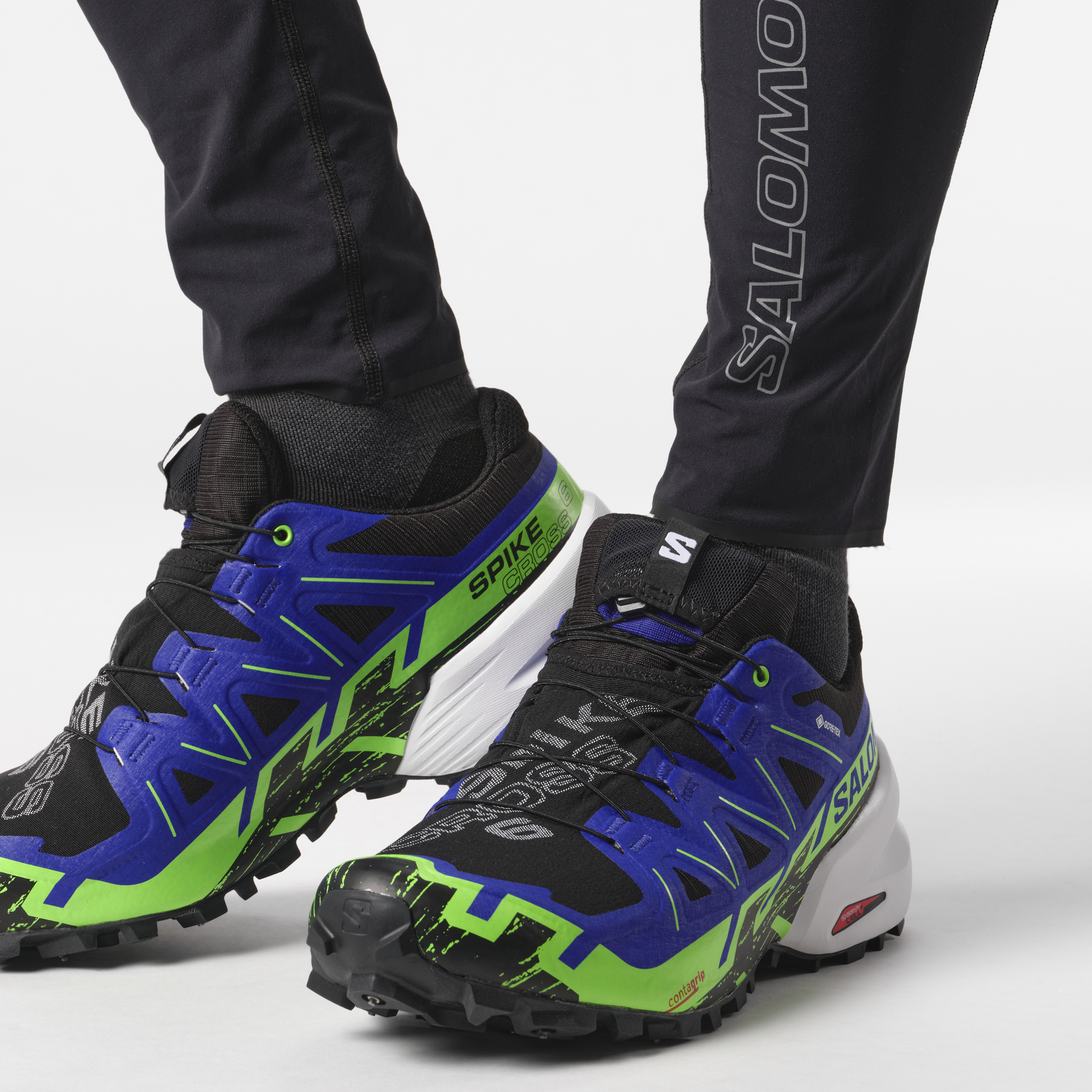 Salomon Spikecross 6 Gore-Tex Trail Running Shoes Black