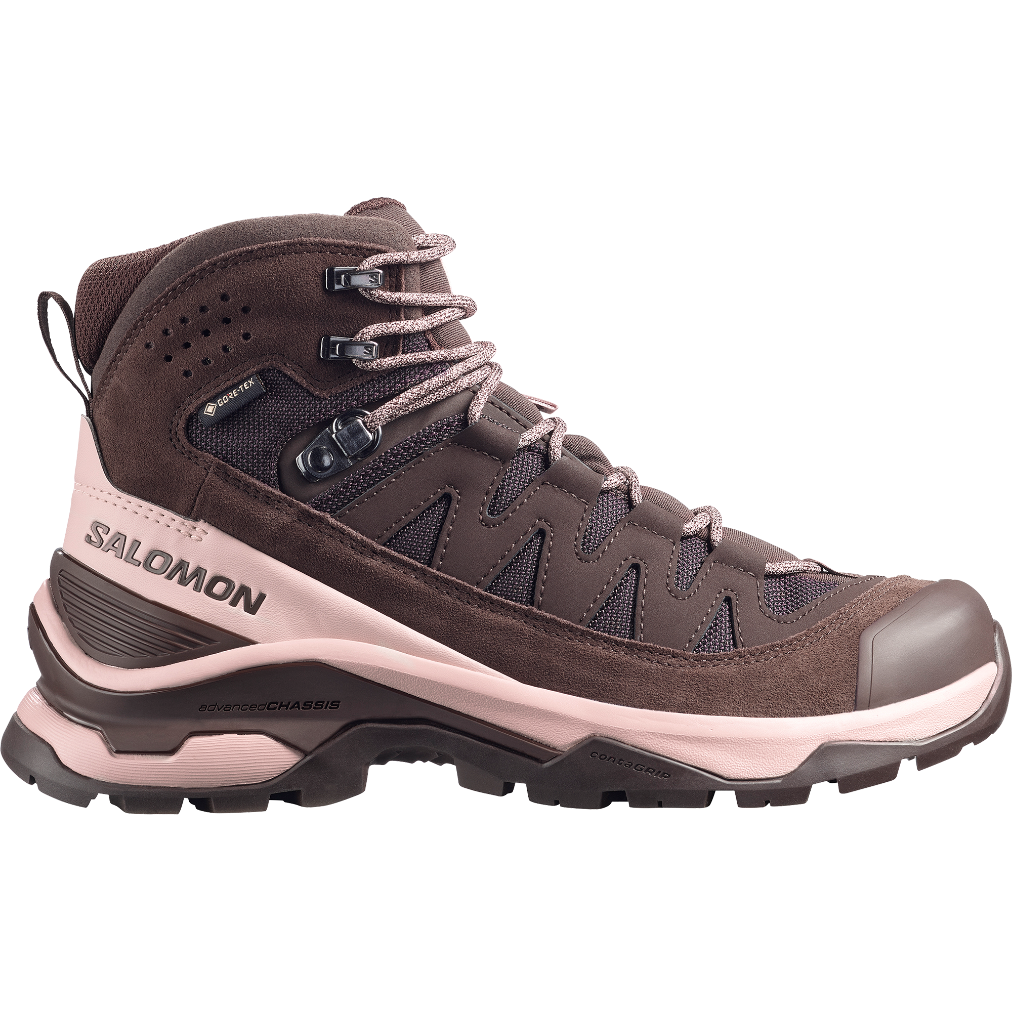 Salomon Quest Echo Gore Tex Backpacking Womens Black Coffee