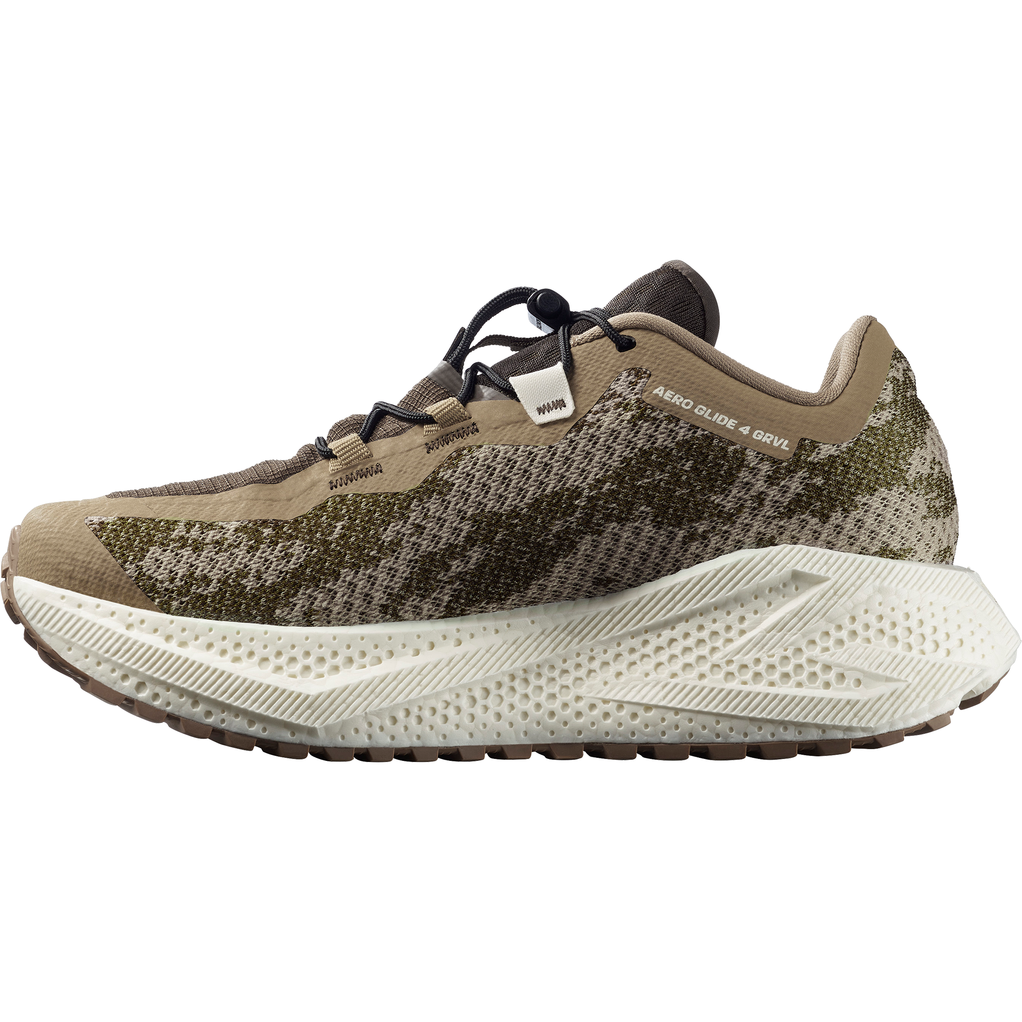 Salomon Aero Glide 4 Grvl Gravel Running Shoes Womens Safari