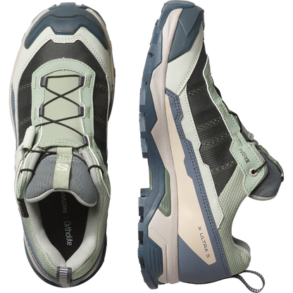 Salomon X Ultra 5 Gore-Tex Hiking & Backpacking Shoes Womens Seagrass