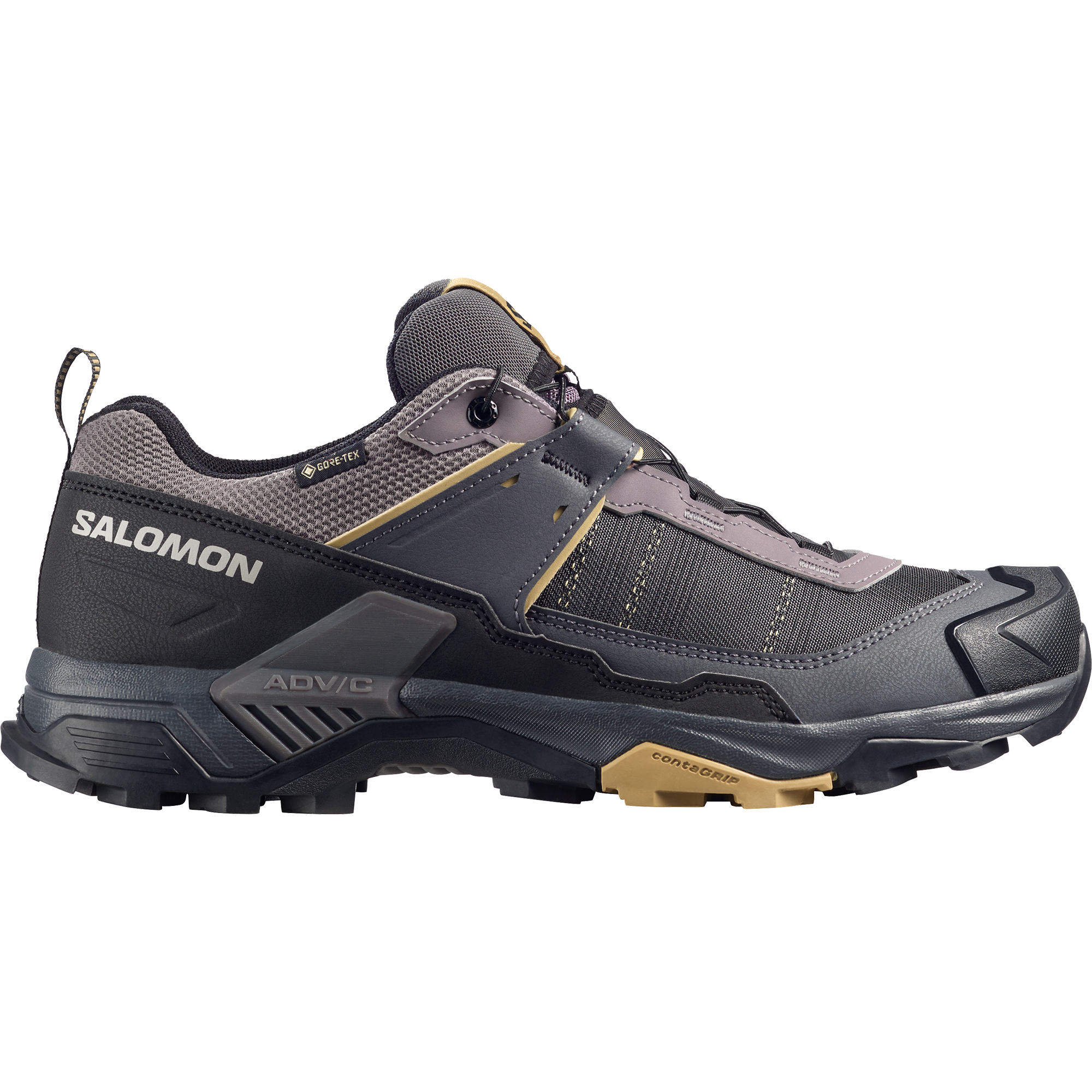 Salomon X Ultra 5 Gore-Tex Hiking & Backpacking Shoes Dark Gull Gray
