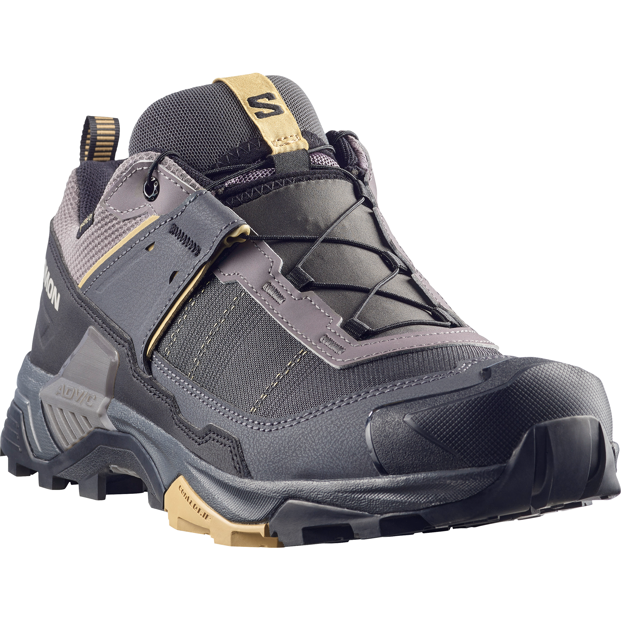 Salomon X Ultra 5 Gore-Tex Hiking & Backpacking Shoes Dark Gull Gray