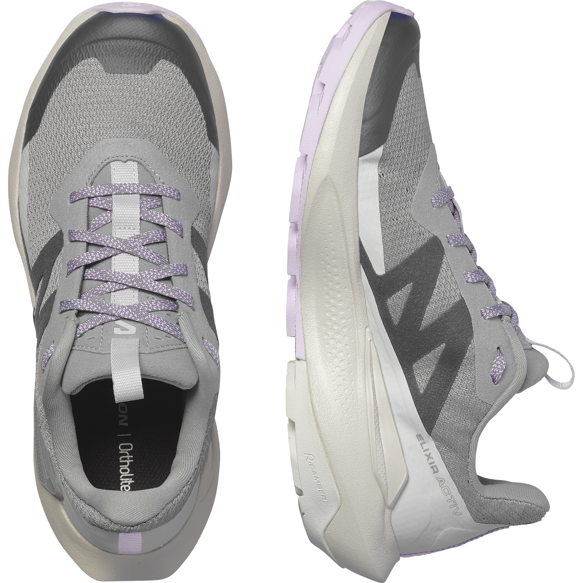 Salomon Elixir Activ Hiking & Backpacking Shoes Womens Sharkskin