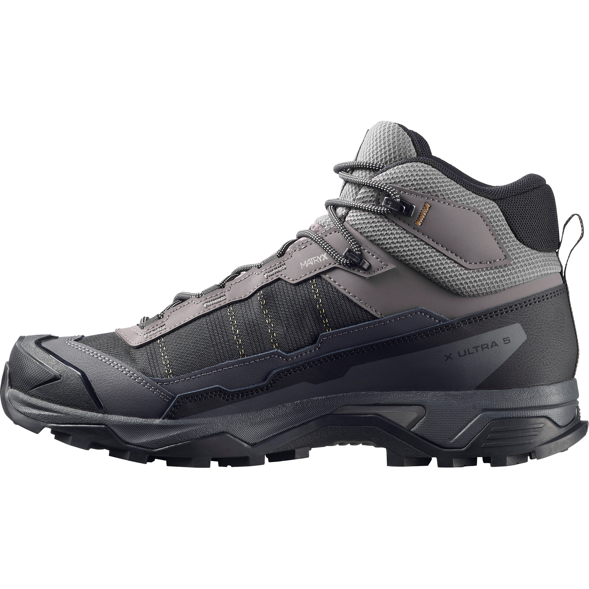 Salomon X Ultra 5 Mid Gore-Tex Hiking & Backpacking Shoes Dark Gull Gray
