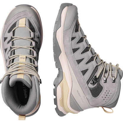 Salomon Quest Echo Gore Tex Hiking & Backpacking Shoes Womens Gull