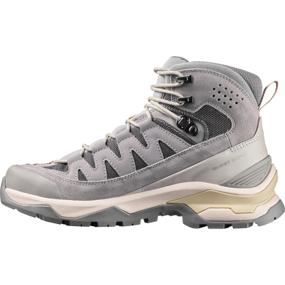 Salomon Quest Echo Gore Tex Hiking & Backpacking Shoes Womens Gull