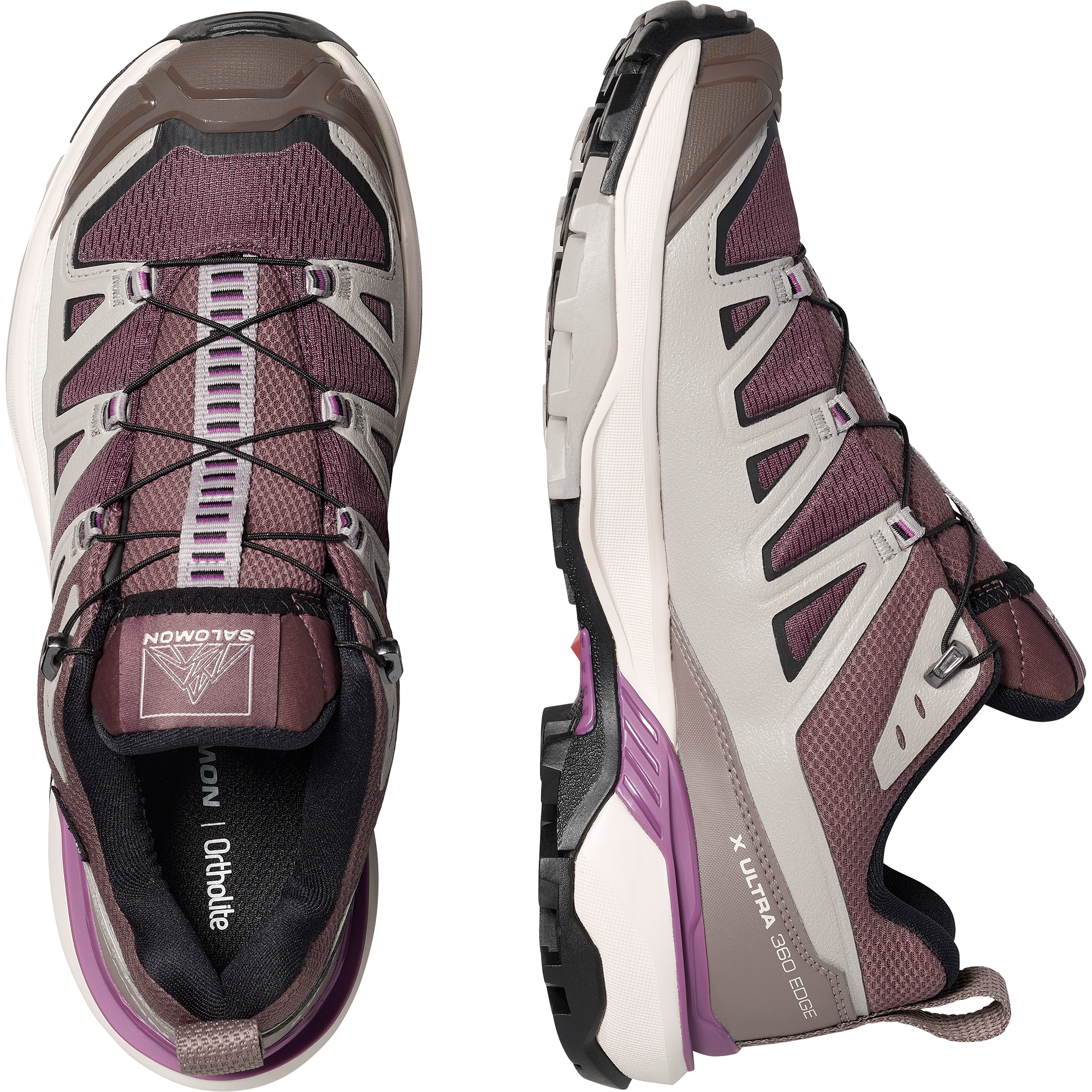 Salomon X Ultra 360 Edge Gore-Tex Hiking & Backpacking Shoes Womens Huckleberry